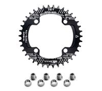 JZK 104 BCD - Plato estrecho ancho 38T con pernos, anillo de cadena simple estrecho 104BCD para bicicleta de montaña, bicicleta de carretera, MTB, bicicleta BMX