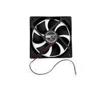 JZK 120 x 120 x 25 mm 2 polos DC 5 V Ventilador con cables 12025 pequeño ventilador silencioso 120 mm 12 cm 5 V sin escobillas Ventilador de carcasa de PC Ventilador de impresora 3D con cable y