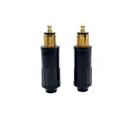 JZK 2 enchufes DIN macho europeos de repuesto para Hella DIN, adaptador europeo para encendedor de cigarrillos DIN macho para enchufe de carga de vehículo, compatible con motocicletas BMW y TRIUMPH