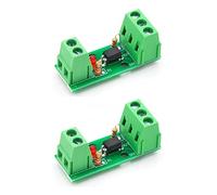 JZK 2 piezas Módulo aislador óptico optoacoplador 12V 80KHz Placa convertidora de corriente aislada de 1 canal PC817 EL817 Procesadores PLC, módulo convertidor de voltaje a corriente