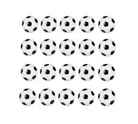 JZK 20 Piezas 32 mm plástico Pelotas futbolín Bolas de futbolín de Mesa para niños y Adultos Fiesta cumpleaños favores Bolsas Fiesta Juego de Juguete