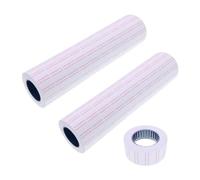 JZK 20 Rollos etiquetas etiquetadora 21 x 12 mm total de 10000 piezas etiquetas adhesivas etiquetas de papel para etiquetadora pistola de precios