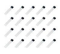 JZK 20 x A3144 Sensor de efecto Hall con enclavamiento bipolar A3144E 3144 Sensores bipolares con enclavamiento 3 pines, tipo Interruptor, para juguetes electrónicos y pequeños electrodomésticos