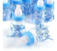 JZK 24 x Azul Botella de Caramelo Botella de Favor Cajas Caja Regalo para Favores, Dulces, Confeti, Regalos y Joyería para Niños