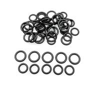 JZK 25x 1/4 M22 + 25x 3/8, Kit de O ring juntas tóricas de goma pequeñas negras para conexión rápida para lavadoras a presión, anillo redondo de lavadora, anillos junta plomería