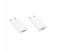 JZK 2PCS 5V 1A Fuente de alimentación, Enchufe de Carga USB para iPhone, Cargador USB para Samsung, Adaptador de Corriente para Xiaomi, para Sony, para LG, Reproductor de MP3, Tableta, cámara