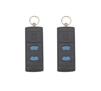 JZK 2PCS - Mando a Distancia para Puerta de Garaje de Dos Botones para Hormann, botón Azul, Repuesto para Hormann HSE2 HSE4 HSM4-868MHZ HSM 2/4