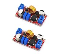 JZK 2x XL4015 5A DC-DC Convertidor reductor ajustable 4-38V a 1.25-36V alta potencia módulo controlador corriente constante LED DC a DC XL4015E1 Módulo regulador voltaje fuente alimentación
