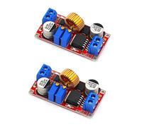 JZK 2x XL4015 5A DC-DC Convertidor reductor ajustable 4-38V a 1.25-36V alta potencia módulo controlador corriente constante LED DC a DC XL4015E1 Módulo regulador voltaje fuente alimentación