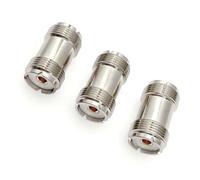 JZK 3x UHF Hembra PL-259 a UHF Hembra SO-239 Cable Coaxial Adaptadores de Doble Enchufe