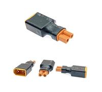 JZK 3X XT30 a XT60 Enchufe convertidor de batería para RC Drone, XT30 Hembra a XT60 Conector Macho, XT 30 XT-30 a XT 60 XT-60 Adaptador de batería Macho Hembra para Drone FPV