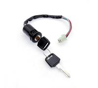 JZK 4-Cables Interruptor de llave encendido para ATV 50-250cc, cilindro y llave de encendido para quad, interruptor de encendido y llave para motos cross, karts, buggy, motocicletas