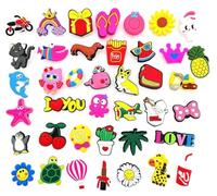 JZK 40x Amuletos para Zapatos Crocs Clog para Niños y Niñas - Lindos Charms, Decoración y Adornos para Zuecos