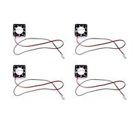 JZK 4PCS 25x25x7 mm DC 5V mini ventilador de refrigeración 25 mm con conector de 2 pines, 9800 rpm, 0.08 A, pequeño ventilador para placa desarrollo, tarjeta gráfica, impresora 3D