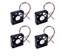 JZK 4PCS 50x50x15mm DC 24V mini ventilador de refrigeración 50mm con cables de 2 pines, 5500 rpm, 0.04A, CC sin escobillas 5cm para refrigeración o ventilación, ventilador de impresora 3D