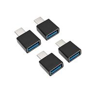 JZK 4X Adaptador USB C a USB A 3.0, Conector Adaptador OTG Tipo C Macho a USB A Hembra, convertidor USB a USB C para MacBook Pro, para Samsung Galaxy, para iPhone 15/16 y para Huawei Mate