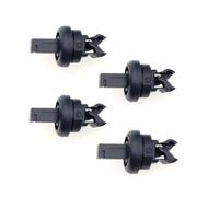 JZK 4X Clips para estantes Maletero Coche 79916JD00A, 7705099001 8200675047 Clips de sujeción Colgador de Cuerdas para Estante Trasero Coche Sujetadores retención moldura a presión plástico Negro