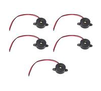 JZK 5 uds DC3-24V zumbador electrónico, Sirena de Alarma electrónica, zumbador piezoeléctrico, Alarma de zumbador Activo, zumbador de Alarma electrónica con Cables