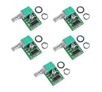 JZK 5 unidades PAM8403 5 V 2 x 3 W Dual Channel Mini Amplificador Digital Amplificador HiFi Mini Altavoz DIY
