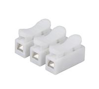 JZK 50 x CH3 Conectores Cable Resorte Rápido CH-3, Bloque Terminales de clip, Conector Abrazadera Resorte para conexiones Tiras de Luz LED y halogenos led