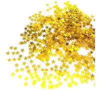 JZK 5000 pcs 1cm plástico especular estrella dorado confeti mesa comedor confeti dispersar decoraciones mesa para boda cumpleaños día san valentín fiesta bienvenida bebé gallina fiesta