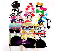 JZK 58 Piezas Photo Booth photocall atrezzo favorecer para el Partido, Boda, cumpleaños del Favor graduación