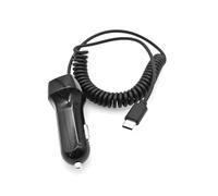 JZK 5V Adaptador de Encendedor de Coche USB, Cable en Espiral Tipo C, Cargador de Coche de 3.1 A para Samsung Galaxy S25 S24, para iPhone 16/15 y para Huawei P20 P30