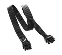 JZK 60CM Cable alimentación para GPU 8 Pin, Cable Adaptador 8 Pin Macho a PCIe 6+2 Pin Macho, Cable alimentación para Tarjeta gráfica para Corsair/Thermaltake/ARESGAME Alimentation modulaire