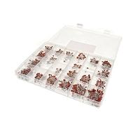 JZK 960 x Kit surtido de condensadores de cerámica 24 tipos de condensadores rango de 2pf a 0.1uf con caja de almacenamiento para electrónica de hobby, audio-video y reparación de automóviles