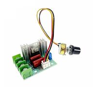 JZK AC 50V-220V 2000W tiristor SCR regulador de voltaje Módulo Transformador con perilla y cable, controlador de velocidad del Motor alta potencia, atenuador de luz, controlador de temperatura