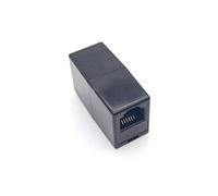 JZK Acoplador de línea telefónica RJ12 RJ11, adaptador extensor en línea hembra a hembra para teléfono fijo, fax, módem y DSL, compatible con 6P6C / 6P4C