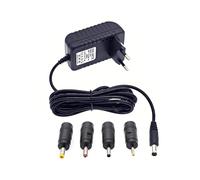 JZK Adaptador corriente 5V, 1.5A, 7.5W con conector DC 5.5 x 2.5mm, compatible con conectores jack 5.5 x 2.1mm,4 conectores alternativos 4.0 x 1.7mm,3.5 x 1.35mm,3.0 x 1.0mm,2.5 x 0.7mm,Cargador pared