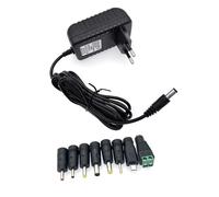 JZK Adaptador de Corriente AC 100-240V a DC 6V 500mA 1000mA (1A) 1500mA 2000mA (2A) para tensiómetro, Timbre de Puerta, dispensador de jabón, Radio Am/FM, Cubo de Basura, Cargador, afeitadora