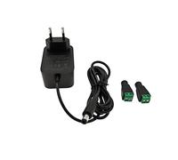 JZK Adaptador de Fuente de Alimentación de 12V 2A, CA 100-240V a CC 12 V 2A, Enchufe de 5.5 x 2.1 mm, 2 Enchufes de CC, Cargador de Repuesto para Tiras LED, enrutadores y más Dispositivos de 12Vlot