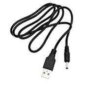 JZK Cable de alimentación USB a 5 V CC, 1 m, con conector hueco de 3,5 x 1,35 mm, cargador USB de repuesto para cepillos de dientes eléctricos, cable de carga para juguetes electrónicos, mini altavoz