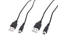 JZK Cable de carga USB de 1,2 m para Nintendo DSI NEW 3DS 2DS XL, 2 unidades