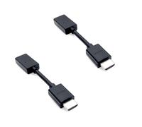 JZK Cable de extensión HDMI corto de 12 cm, extensor de puerto HDMI 4K, cable de extensión HDMI macho a hembra, cable adaptador para TV Fire Stick, Roku Stick, Xbox360