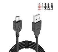 JZK Cable USB de repuesto para micrófono Blue Yeti, 2 m, USB A 2.0 a Mini B y cable de carga para el micrófono Blue Snowball iCE USB