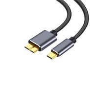 JZK Cable USB tipo C a Micro USB 3.0, cable para Seagate disco duro externo