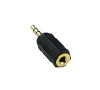 JZK Conector adaptador de 3,5 mm a 2,5 mm, hembra de 3,5 mm a enchufe macho de 2,5 mm, adaptador estéreo estándar para auriculares, adaptador convertidor extensor estéreo