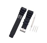 JZK Correa reloj silicona negra 24mm repuesto para Seiko Prospex Marinemaster/Tuna/Arnie, para Citizen Promaster/Aqualand, correa deportiva impermeable para hombre con herramienta para quitar correa