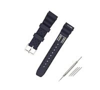 JZK Correa silicona negra repuesto 20 mm para Citizen Promaster, Hyper, Aqualand, Duplex, pulsera deportiva impermeable para buceo hombre con herramienta extracción correa reloj