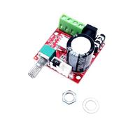 JZK DC 12V 2 canales amplificador de potencia audio estéreo módulo salida 2x10W/2x15W Clase D con toma de entrada estéreo de 3,5mm