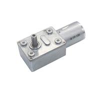 JZK DC 12V Motor de Reducción Motor reductor de gusano reversible de alto par con codificador fuerte autoblocante(62RPM)