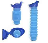 JZK Inodoro de bolsillo Orinal de emergencia portátil, botella de orina de camping retráctil reutilizable masculino, embudo de orina de viaje para hombres, mujeres y niños