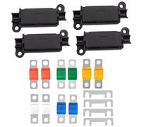 JZK Kit para portafusibles Midi, 4 soportes + 10 fusibles 30A-100A