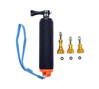 JZK Mango flotante para cámara de acción subacuática, agarre flotante para cámara deportiva, monopié impermeable con 3 tornillos largos, cámara deportiva, palo flotante para selfie