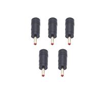 JZK Paquete 5 adaptadores Conector alimentación CC, convertidor Conector Hembra 5,5 x 2,1 mm a Conector Macho 3,5 x 1,35 mm, Enchufe de 3,5 x 1,35 mm para CCTV, cámaras, Luces LED, routers