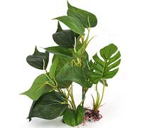 JZK Planta de Acuario Planta de pecera de plástico 30 centimetros Plástico Decoración para Acuario Pecera para Peces Reptiles y Anfibios