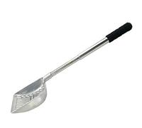 JZK Recogedor de Arena para Gatos, Pala arenero Gato Metal Grande con Pala Profunda y Mango Largo, Cuchara de Arena para Gatos de Metal Grande, tamiz de Arena para Gatos